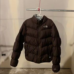 Reversible Brown and Blue Northface Jacket